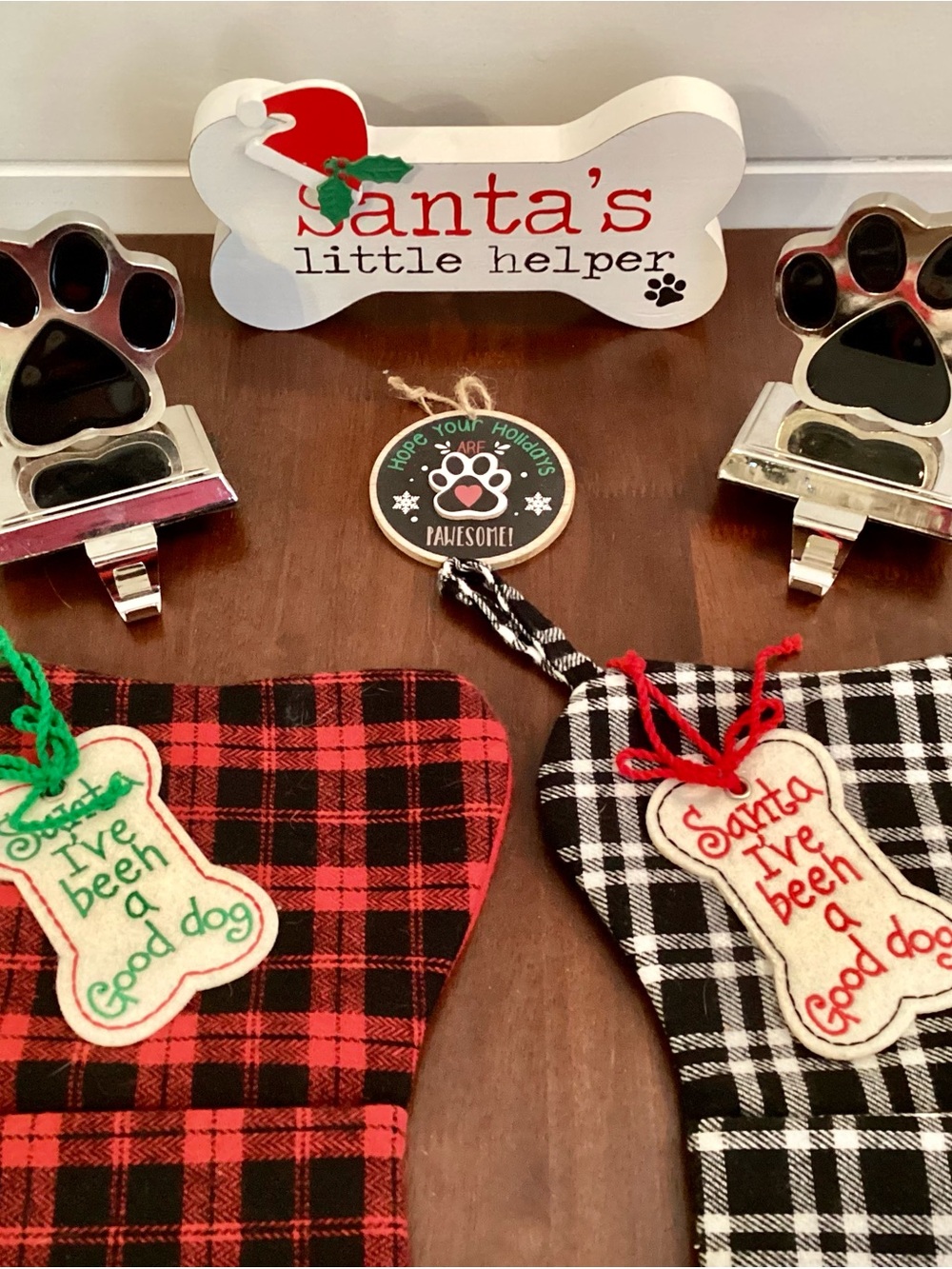 Holiday Dog Stocking Bundle Set